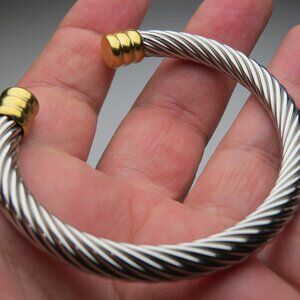 14k & St.Steel Balance Healing Bracelet